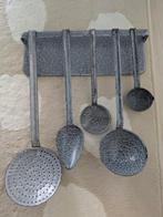 Emaille set opscheplepels, Ophalen of Verzenden