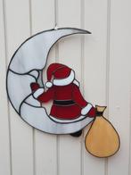 Tiffany glas in lood kerstman raamhanger, Ophalen of Verzenden, Nieuw