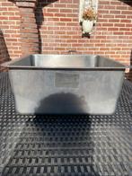 RVS bak 44x44x20 cm – zo goed als nieuw, thuis & horeca, Ophalen of Verzenden, Zo goed als nieuw