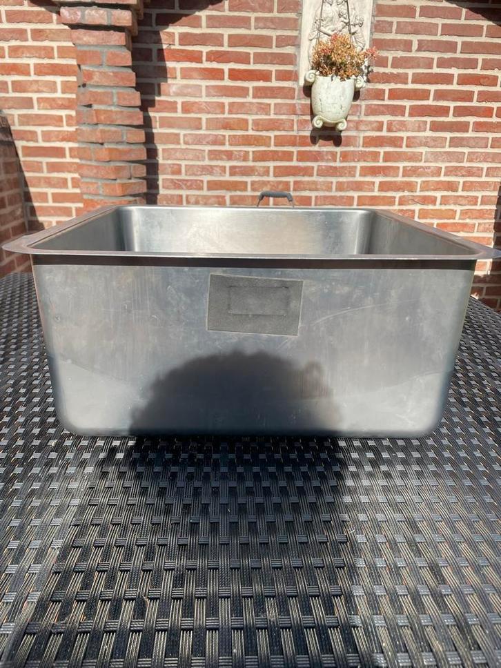 RVS bak 44x44x20 cm – zo goed als nieuw, thuis & horeca, Huis en Inrichting, Keuken | Keukenbenodigdheden, Zo goed als nieuw, Ophalen of Verzenden