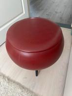 Bordeauxrode  poef met opbergruimte, Ophalen, Gebruikt