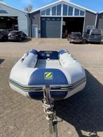Zodiac C340 Solid inclusief trailer en 8pk buitenboordmotor, Watersport en Boten, Rubberboten, Ophalen, Airdeck, Benzine, Minder dan 70 pk