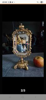Goudkleurige spiegel.... 30 Cm hoog, Huis en Inrichting, Minder dan 50 cm, Ophalen of Verzenden, Zo goed als nieuw, Minder dan 100 cm