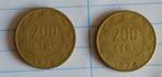 Italie munt, 200 lire  1978,  volgnr 145, Ophalen of Verzenden, Italië, Losse munt
