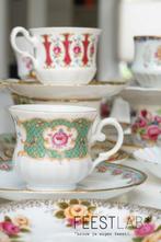 Vintage servies huren! bruiloft, feest, verjaardag high tea, Ophalen