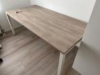 verstelbaar bureau (handslinger) 180x 62/80x 90cm, Huis en Inrichting, Bureaus, Ophalen, In hoogte verstelbaar, Gebruikt, Bureau