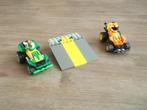 lego racers 4594 maverick sprinter and hot arrow (2002), Ophalen of Verzenden, Gebruikt, Complete set, Lego
