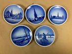 5 Royal Copenhagen kleine bordjes, Antiek en Kunst, Antiek | Wandborden en Tegels, Ophalen of Verzenden