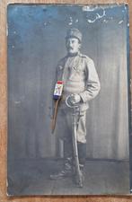 Studiofoto Oostenrijkse soldaat, Ophalen of Verzenden, Landmacht, Overige gebieden, Foto of Poster