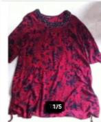 Dames bloes rood/zwart merk Ciso mt XL, Kleding | Dames, Maat 46/48 (XL) of groter, Ciso, Ophalen of Verzenden, Zo goed als nieuw