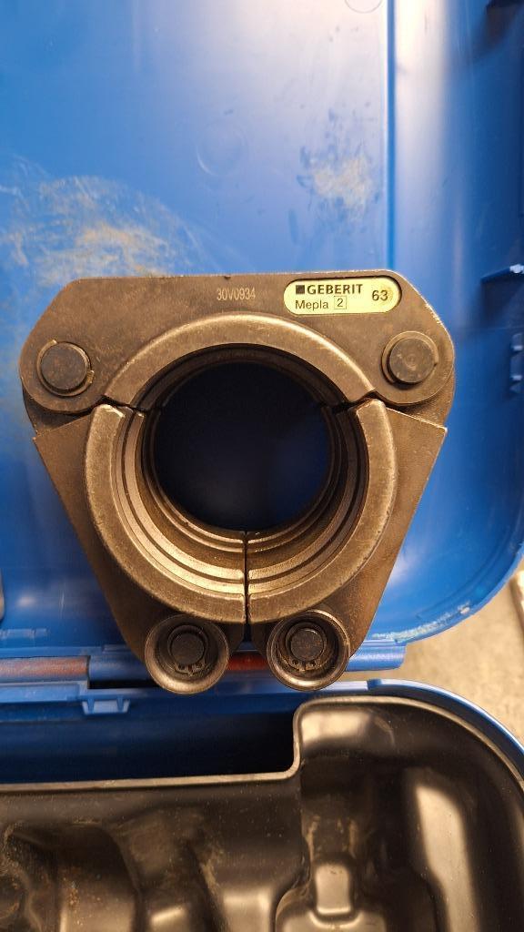 Geberit Mepla Persbek 63 persring persketting persbek., Auto diversen, Autogereedschap, Zo goed als nieuw, Ophalen of Verzenden