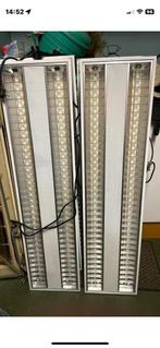 8 opbouw TL armaturen 120 x 29cm, 2x Philips 28W tl buizen, Ophalen, Gebruikt, Minder dan 50 watt, Lamp met armatuur