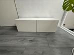 Tv kast Ikea wit met hoogglansdeurtjes, Ophalen of Verzenden, Gebruikt
