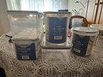 5 plastic opberg dozen.  Nieuw., Huis en Inrichting, Keuken | Potten en Pannen, Ophalen of Verzenden, Nieuw