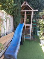 speelhuis, houtenspeeltoestel., Kinderen en Baby's, Ophalen of Verzenden, Gebruikt, Glijbaan, Aanbouwonderdeel