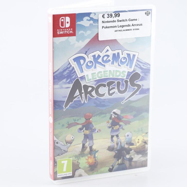 Nintendo Switch Game : Pokemon Legends Arceus, Spelcomputers en Games, Spelcomputers | Nintendo Switch, Zo goed als nieuw