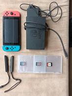 Nintendo Switch met FC24, Spelcomputers en Games, Ophalen of Verzenden, Zo goed als nieuw, Switch, Stuurtje of Sportattribuut