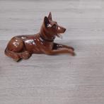 Herdershond beeld keramiek 21 cm, Antiek en Kunst, Ophalen of Verzenden