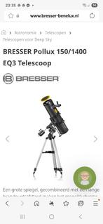 Telescoop, Lenzentelescoop (refractor), 80 tot 200 mm, Met statief, Ophalen of Verzenden