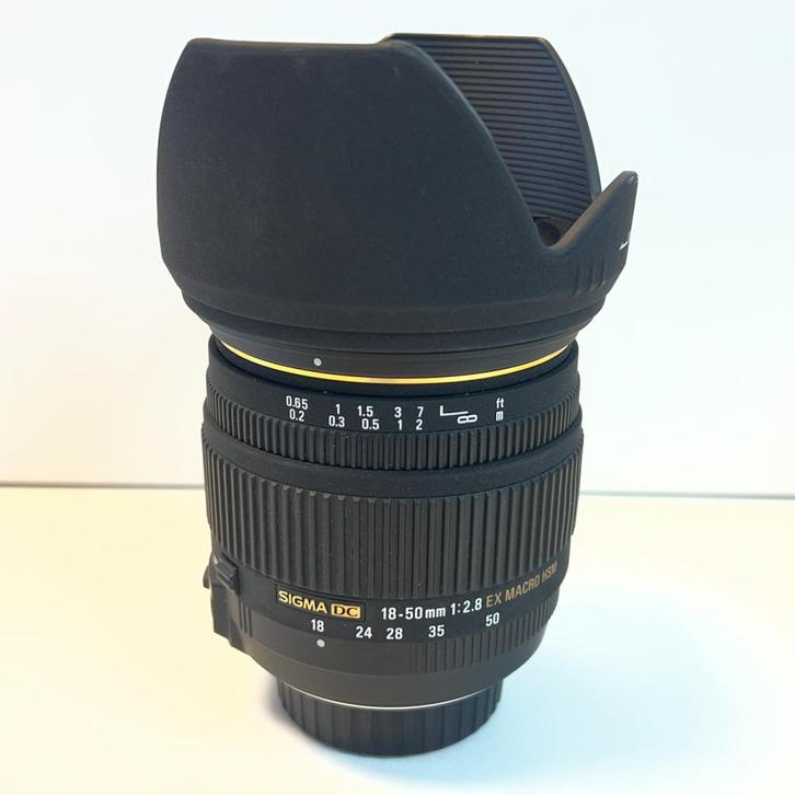 Sigma DC 18-50mm 2.8 Ex Macro HSM | Nette staat, Audio, Tv en Foto, Fotocamera's Digitaal, Zo goed als nieuw
