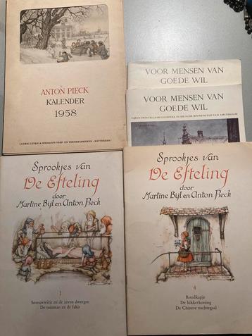Anton Pieck kalender uit 1958 en wat boekjes beschikbaar voor biedingen