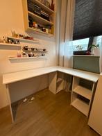 Hoekbureau met nieuwe plakfolie, Ophalen, Zo goed als nieuw, Bureau