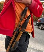 Tribale Blaaspijp Sumpitan (Dayak/Borneo), Antiek en Kunst, Ophalen of Verzenden