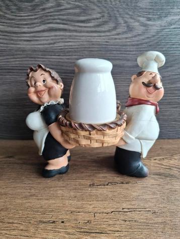 Kok en kokkin als peper en zoutstel erg leuk beschikbaar voor biedingen