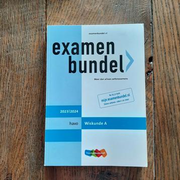 havo Wiskunde A 2023/2024 examenbundel beschikbaar voor biedingen