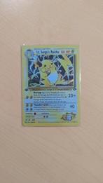 Lt. Surge Raichu, 1st edition - Gym Challenge 2000, Hobby en Vrije tijd, Verzamelkaartspellen | Pokémon, Verzenden, Zo goed als nieuw