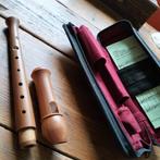 blokfluit aura, Ophalen of Verzenden, Gebruikt, Sopraan of Sopranino, Met koffer, hoes of etui