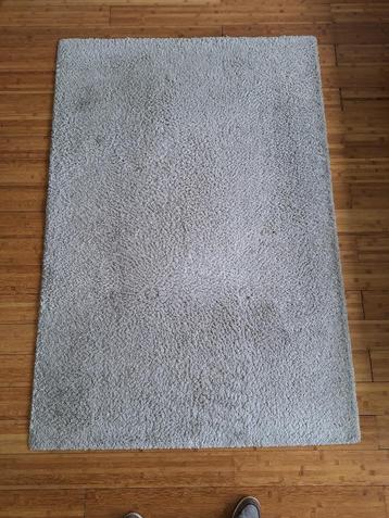 IKEA ÅDUM vloerkleed 133x195 cm – lichtgrijs beschikbaar voor biedingen