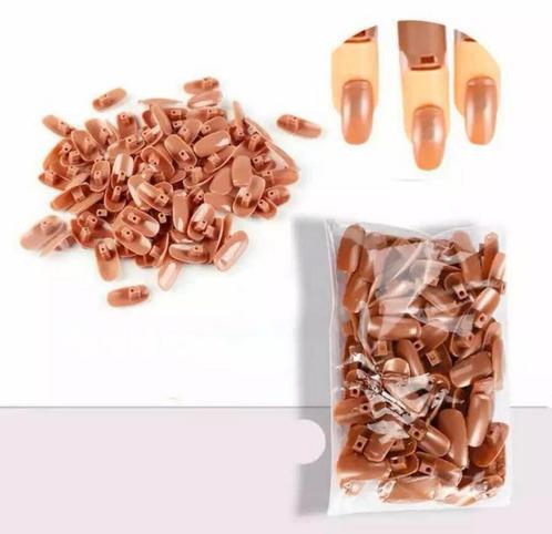 Navulverpakking, met 100 nagels voor oefenhand/Nailtrainer., Sieraden, Tassen en Uiterlijk, Uiterlijk | Cosmetica en Make-up, Nieuw