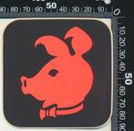 Sticker: Varken (3), Ophalen of Verzenden, Zo goed als nieuw, Dier en Natuur