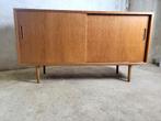 Vintage Deense sideboard in eiken van Hundevad & Co, Ophalen, Gebruikt, 100 tot 150 cm, Eikenhout