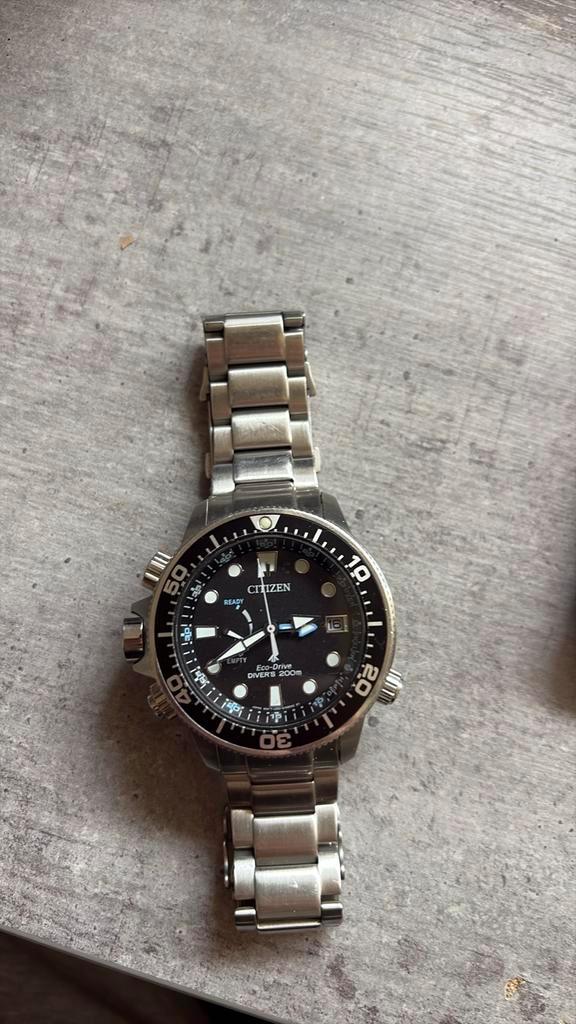 Citizen promaster bn2031-85e marine sea, Sieraden, Tassen en Uiterlijk, Horloges | Heren, Zo goed als nieuw, Polshorloge, Citizen