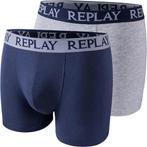 Partij 2-pack Replay boxershorts voor heren, NHP International, Overige kleuren, Sales@nhp-international.com, Lange voren 21A