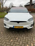 Tesla Model X 2017 Wit/ zwarte sierlijsten enz., Auto's, Tesla, Automaat, Model X, Zwart, Elektrisch