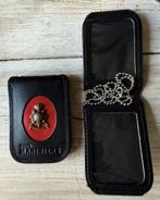Korps Mariniers Badgehouder Zwart, Verzenden, Marine, Nederland, Embleem of Badge