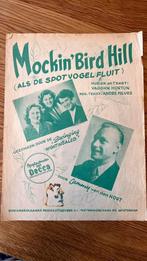 Mockin’ Bird Hill /als de spotvogel fluit bladmuziek Morton, Muziek en Instrumenten, Bladmuziek, Ophalen of Verzenden, Gebruikt