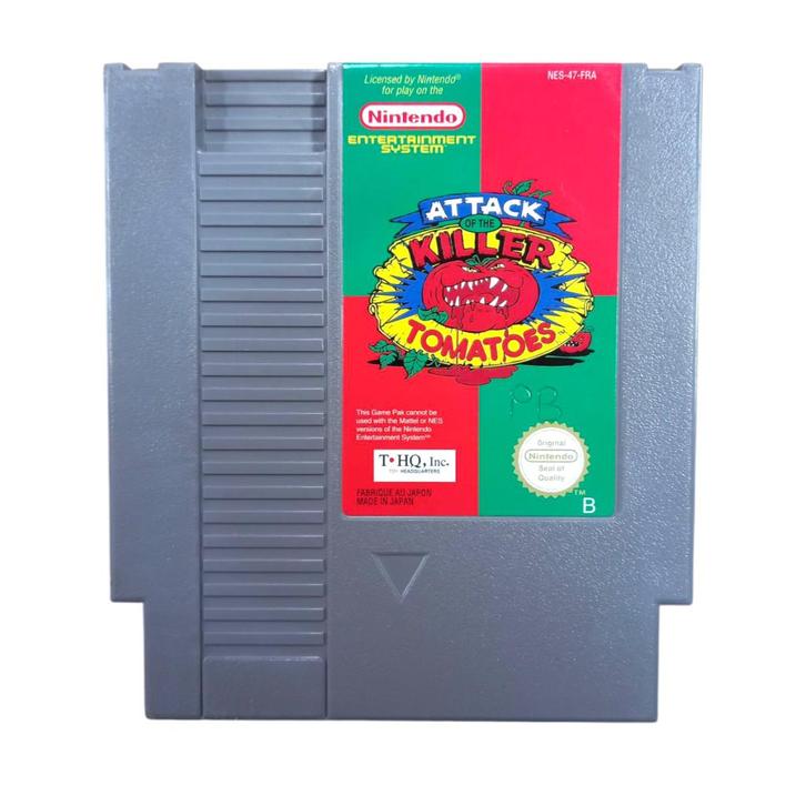 Attack Of The Killer Tomatoes NES Game, Spelcomputers en Games, Games | Nintendo NES, Zo goed als nieuw