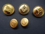 Uniformknopen politie uniform goudkleurige knopen, Ophalen of Verzenden, Landmacht, Nederland, Overige typen