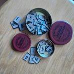 Twee oude Letterdoosjes(leesplankjea), Antiek en Kunst, Curiosa en Brocante, Ophalen of Verzenden