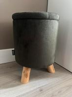 Opberg poef, Huis en Inrichting, Ophalen of Verzenden, Zo goed als nieuw, Rond, Minder dan 50 cm