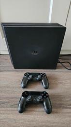 PlayStation 4 pro 1TB inclusief 2 controllers, Spelcomputers en Games, Ophalen of Verzenden, Gebruikt, Met 2 controllers, Pro