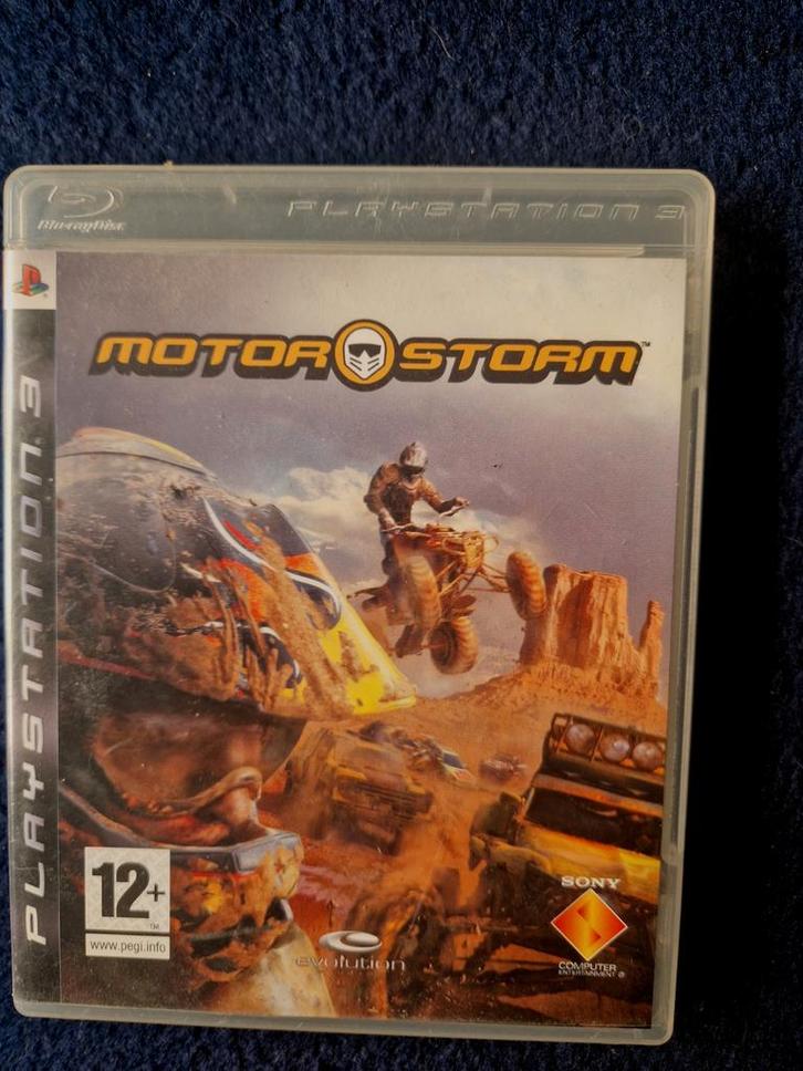 Motorstorm PS3 - Racegame, Spelcomputers en Games, Games | Sony PlayStation 3, Gebruikt, Racen en Vliegen, 1 speler, Vanaf 12 jaar