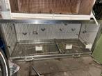 Aluminium broedkooi, Dieren en Toebehoren, Vogels | Hokken en Kooien, Ophalen, Zo goed als nieuw, Aluminium, Broedkooi of Kweekkooi