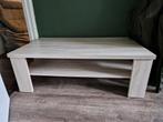 Stevige salontafel met plank, Ophalen, 100 tot 150 cm, 50 tot 100 cm, Zo goed als nieuw