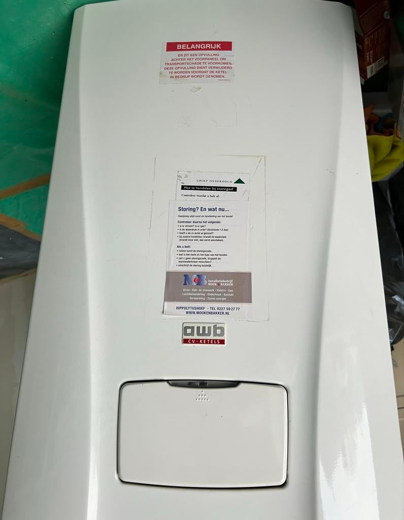 AWB Ketel, Doe-het-zelf en Verbouw, Geisers en Boilers, Ophalen, Gebruikt, 20 tot 100 liter, Aardgas