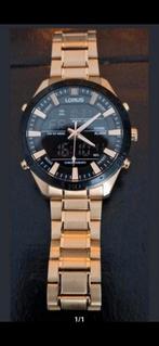 Lorus goudkleurig heren horloge, Ophalen of Verzenden, Zo goed als nieuw, Staal, Overige merken
